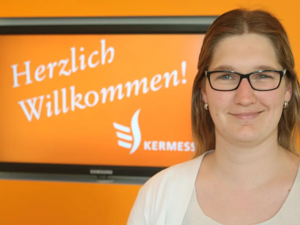 Lisanne Sedlmeier in der Berufsfachschule Kermess München